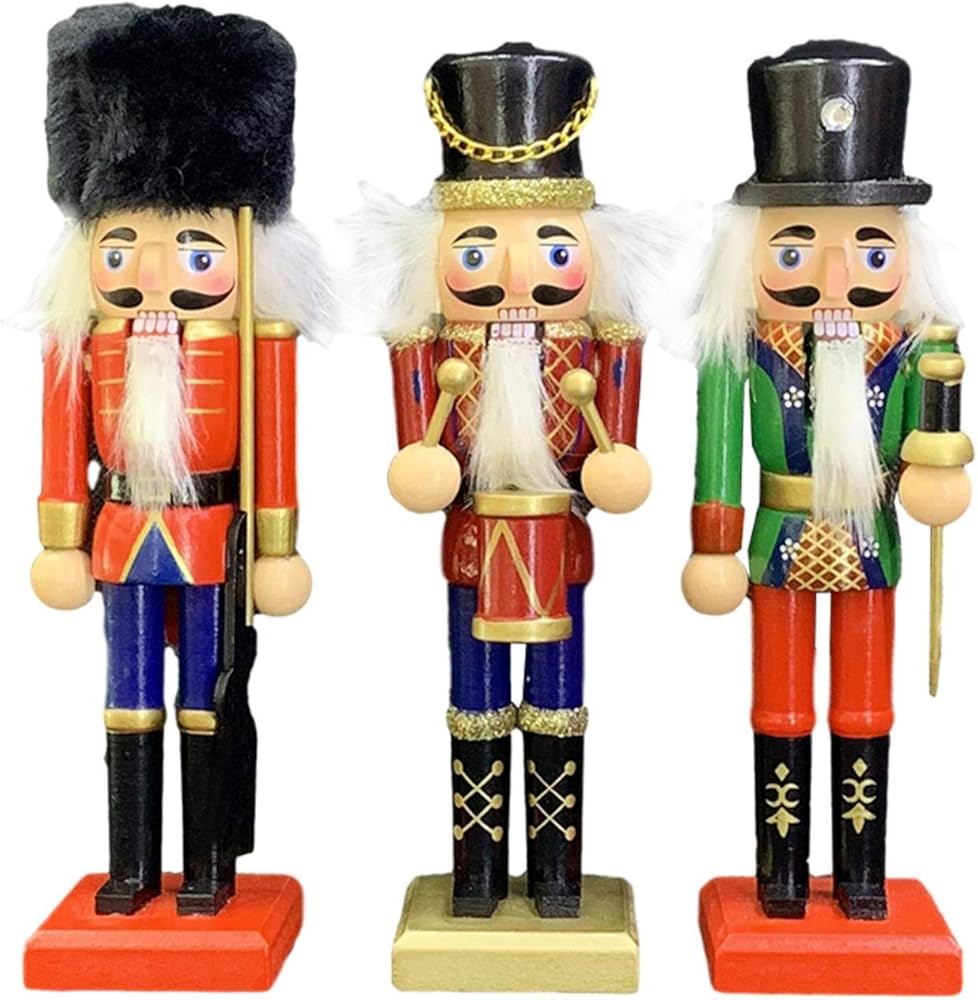 Amazon.co.jp: shopparadise くるみ割り人形 木製 兵士人形 手塗り