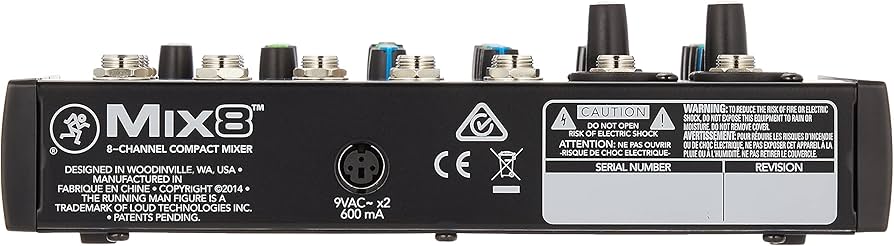 Amazon | MACKIE マッキー 超コンパクトアナログミキサー MIX8 国内