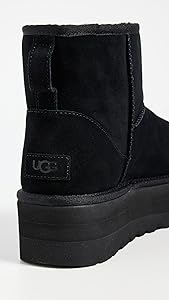 Amazon.co.jp: UGG Women's Classic Mini Platform Boot, Black, 10