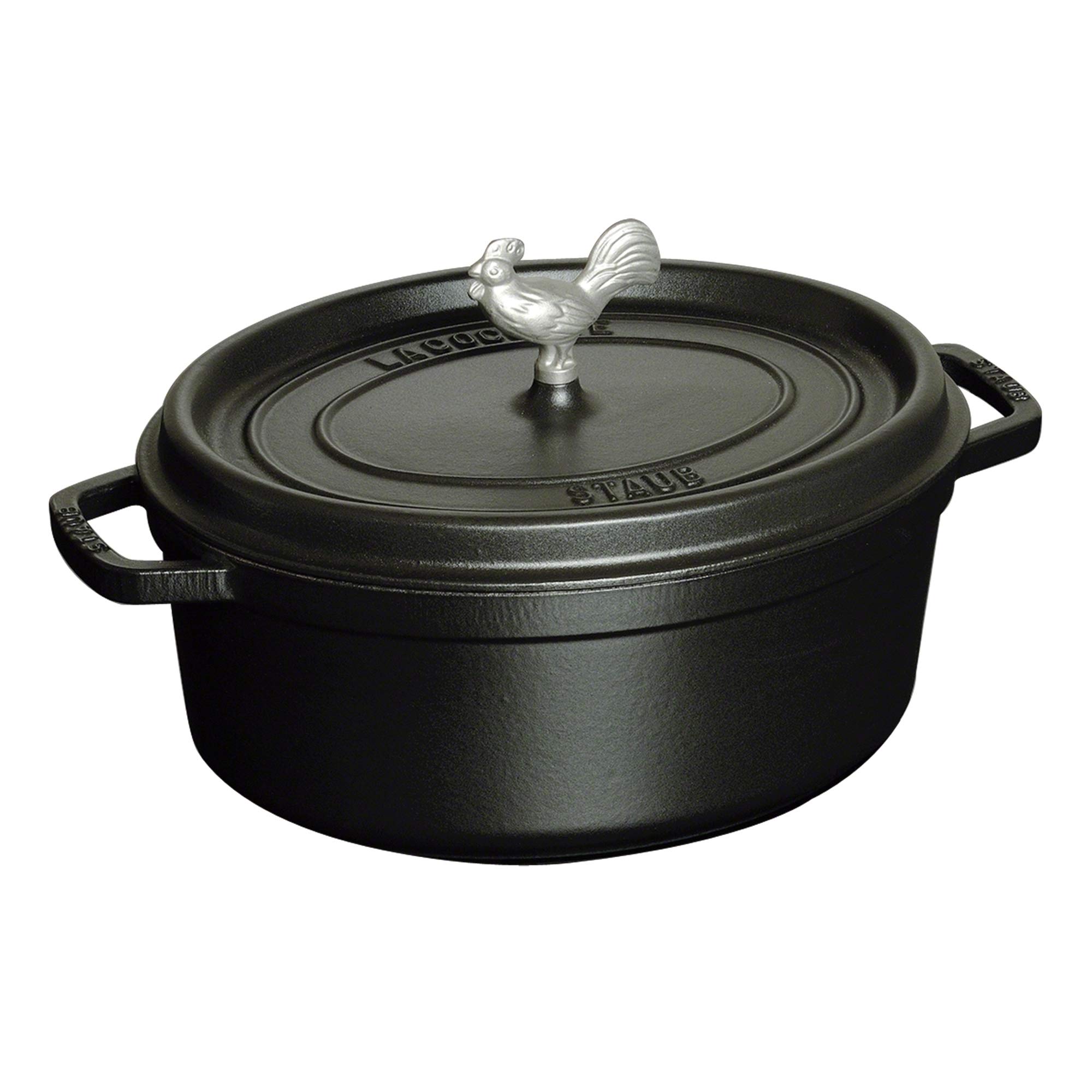 Amazon.com: Staub 1123123 Coq Au Vin 5.75 qt. Cocotte in Black