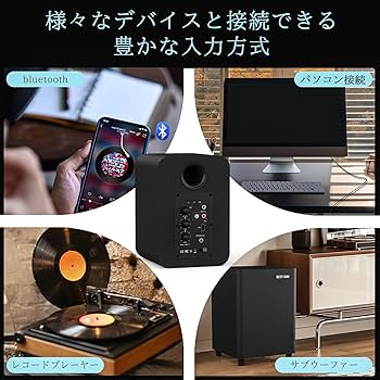 Amazon.co.jp: BESTISAN SD01ブックシェルフスピーカー 2ch Bluetooth