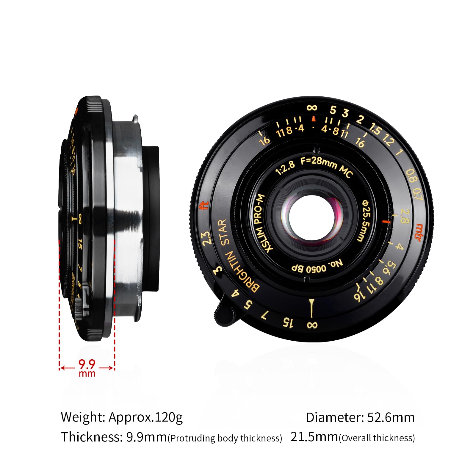 Amazon.co.jp: Brightin Star 28mm F2.8 フルフレーム マニュアル