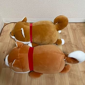 Amazon.co.jp: ハッピーまめしば 秋田犬 ぬいぐるみくじ 2等 2品セット