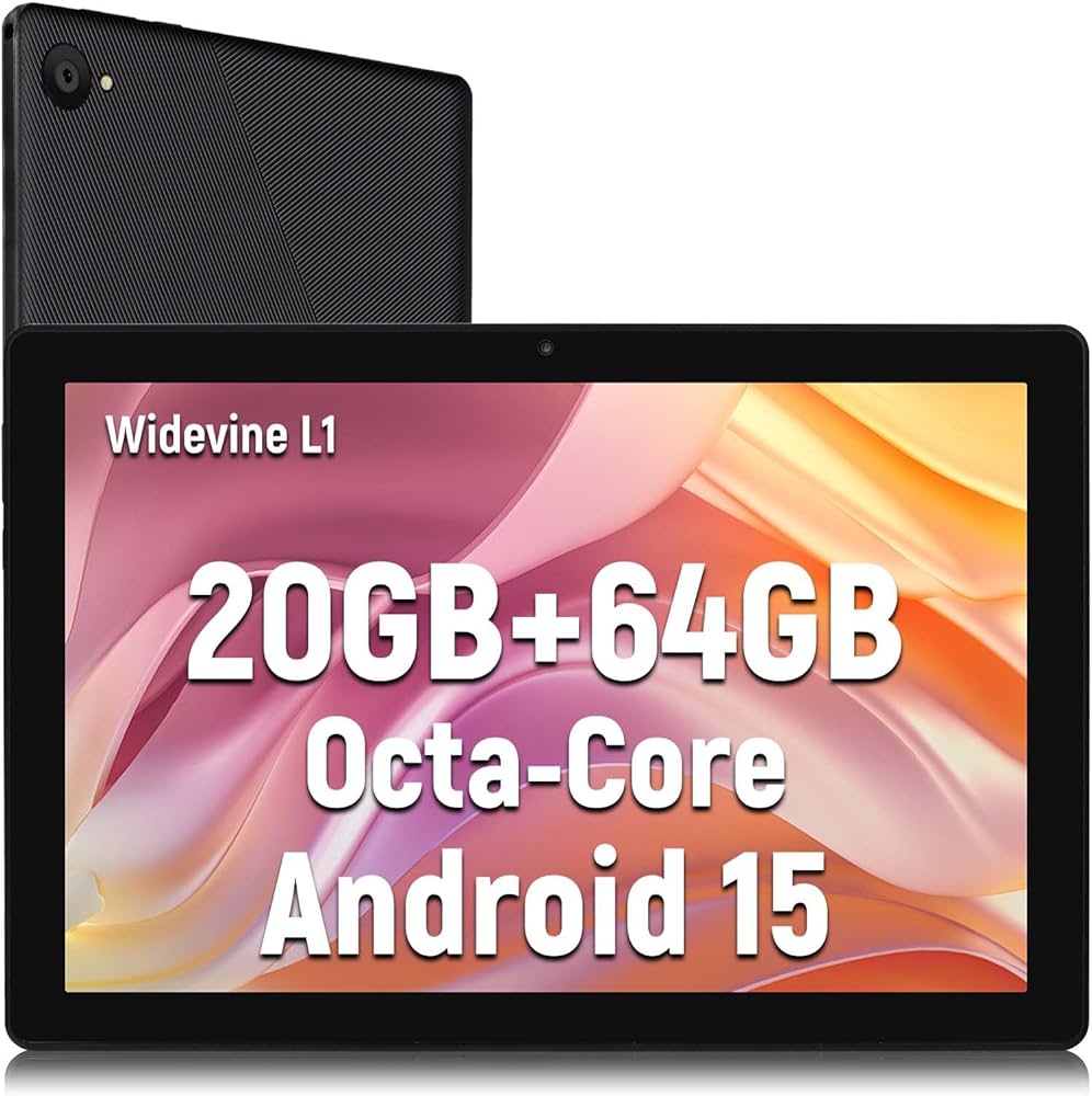 Android 14 Tablet, 10.1 inch Tablets with 1280 * 800 IPS HD