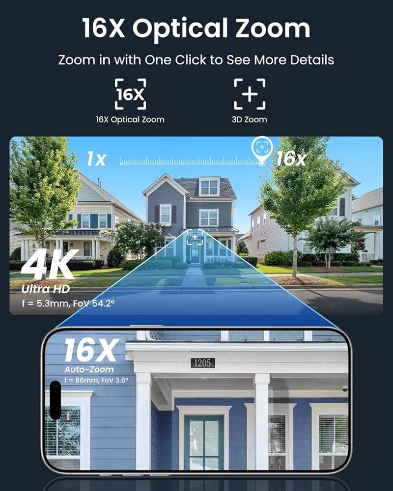 Amazon.com : REOLINK RLC-823S2 Smart 4K/8MP UHD PTZ Security