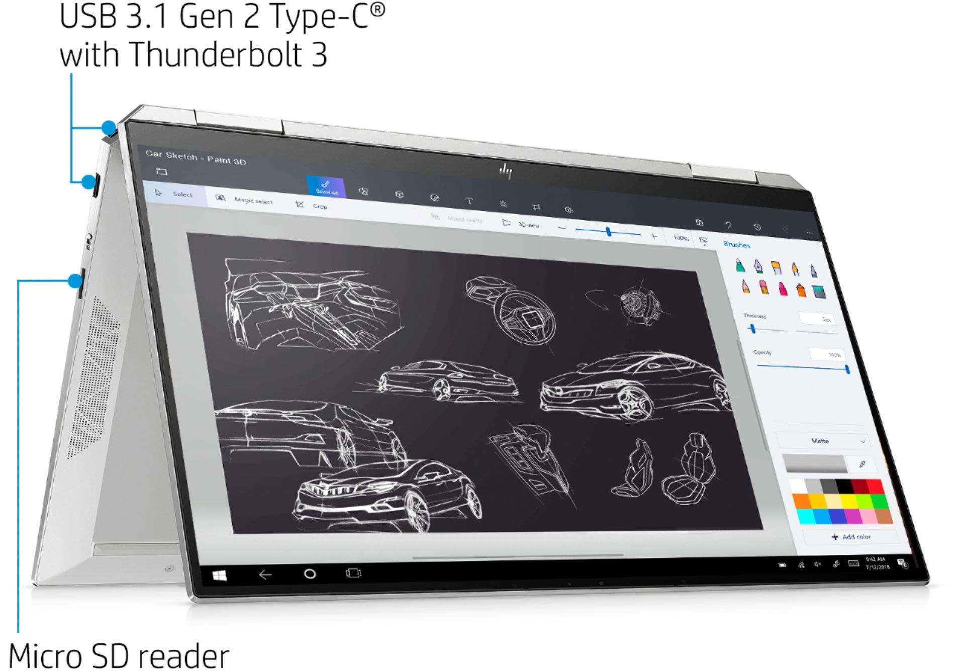Amazon.co.jp: 2020 最新 HP Spectre x360 2イン1 ノートパソコン 13.3