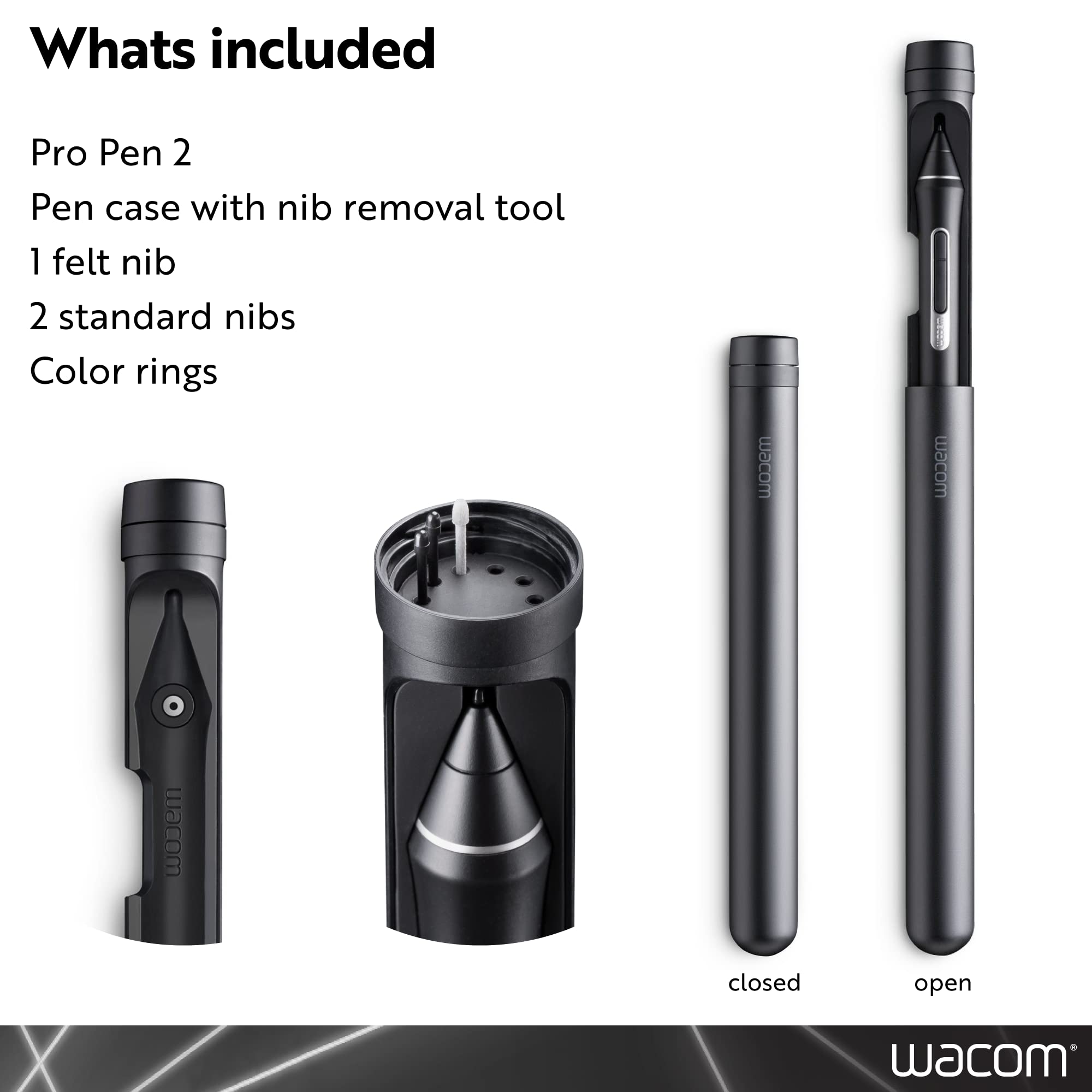 Amazon.com: Wacom KP504E Pro Pen 2 with Case, Black : Electronics