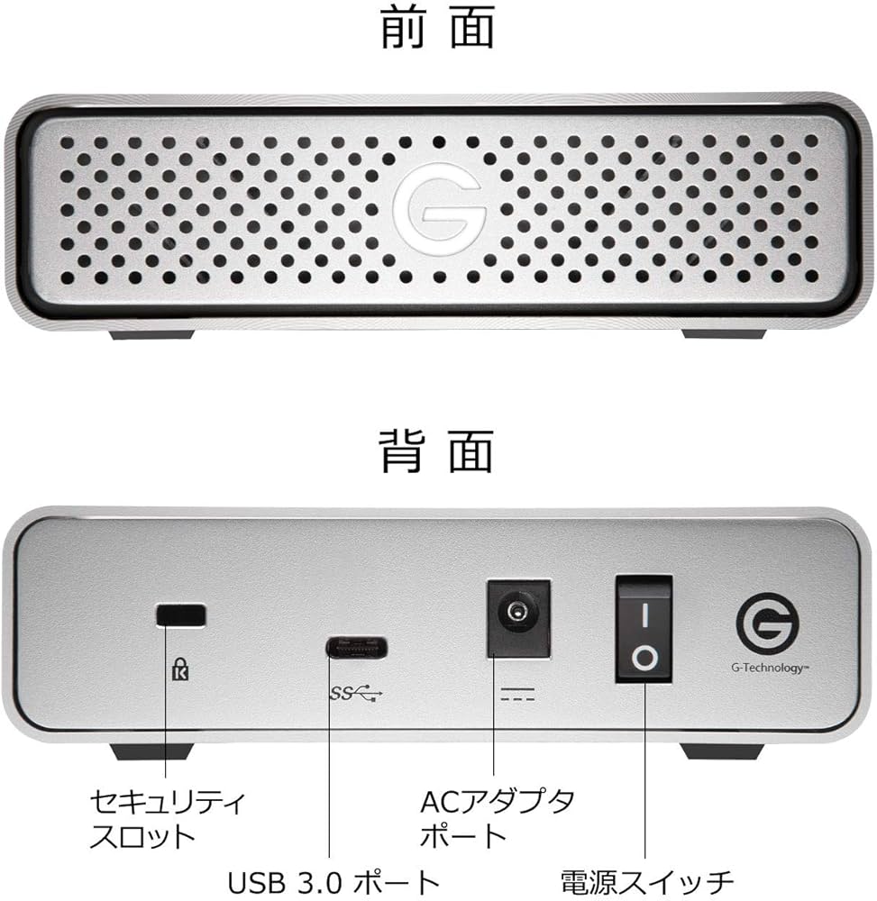 Amazon | G-Technology ウエスタンデジタル 外付けHDD 10TB G-DRIVE