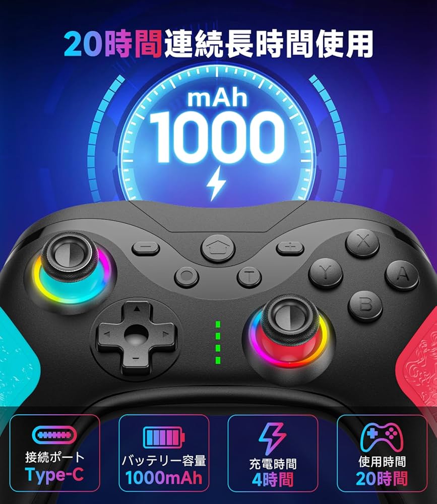 Amazon.co.jp: Switch コントローラー TURBO連射機能 マクロ機能 背面