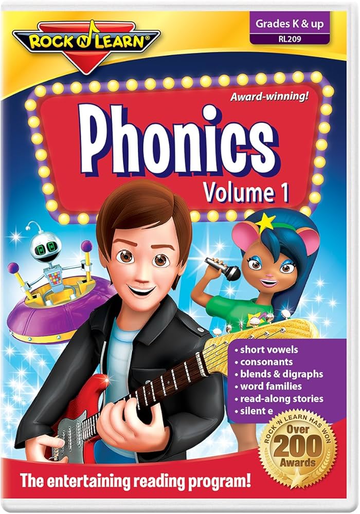 Amazon.com: Phonics Volume 1 DVD by Rock 'N Learn : Brad Caudle