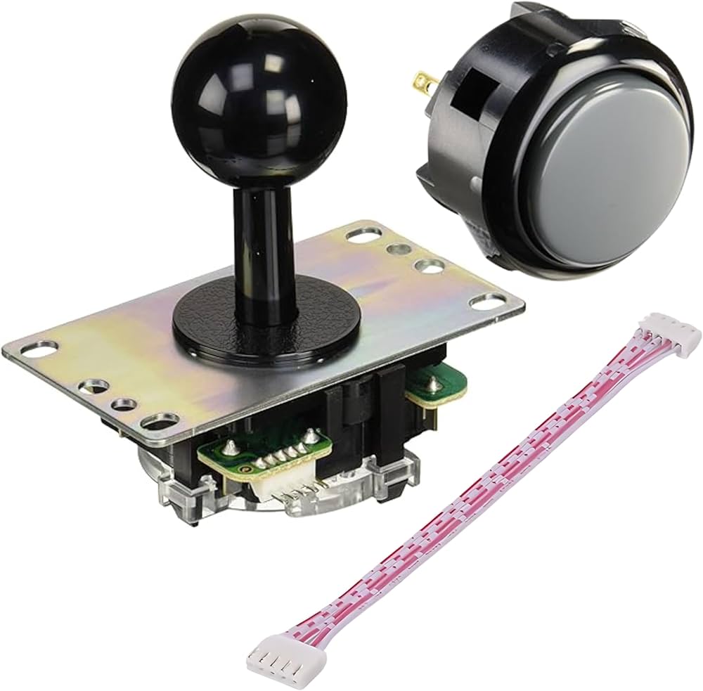 Amazon | 三和電子 ジョイスティックレバー ボタン sanwa 静音