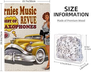 Amazon.co.jp: 1000ピース ジグソーパズル 西海岸 アメ車 ルート66