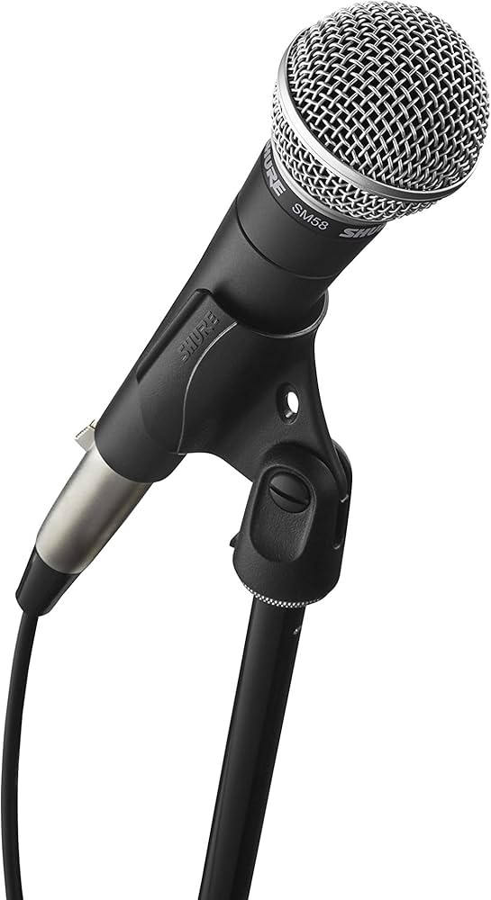 Amazon.co.jp: SHURE SM58 + マイクケーブル + スタンド付き/ステージ