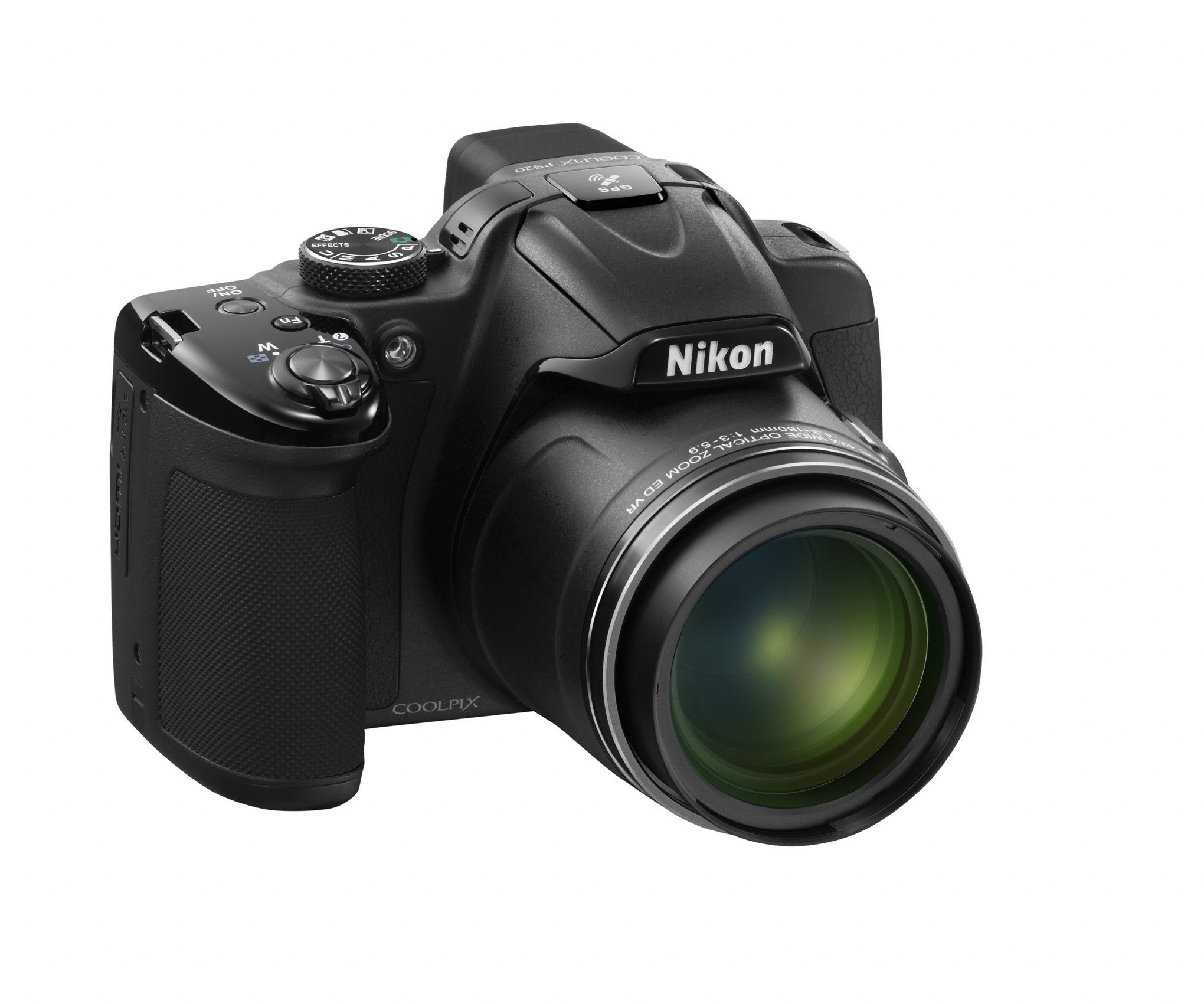 Amazon.com : Nikon Digital Camera COOLPIX P520 BK Black P520BK
