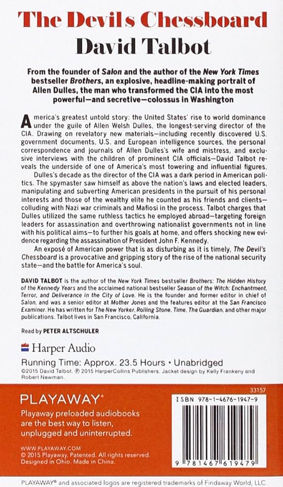 The Devil's Chessboard: Allen Dulles, the CIA, and the Rise of