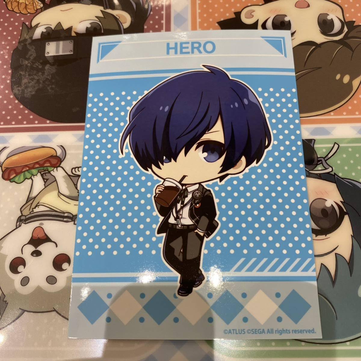 ☆ペルソナ アニマックスカフェ アクリルコースタースタンド 結城理