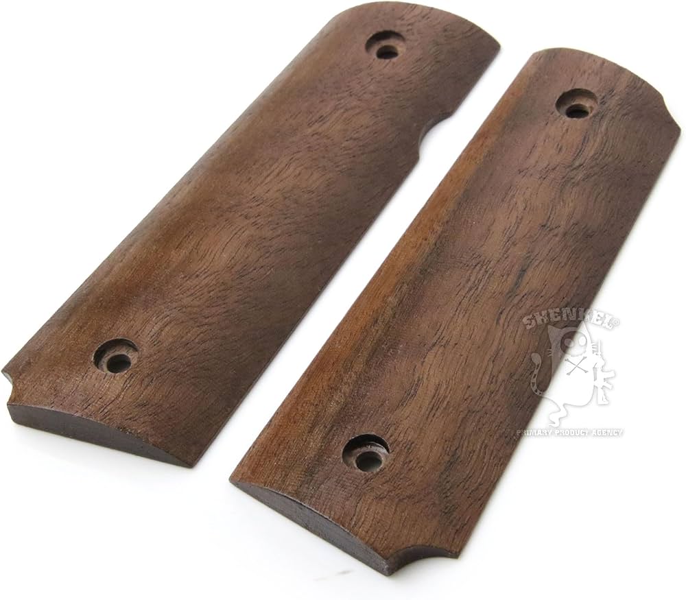 Amazon.co.jp: SHENKEL 木製 グリップ コルト ガバメント 1911
