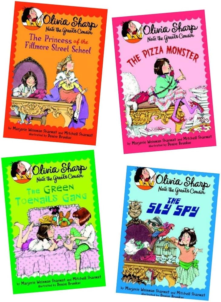 Olivia Sharp Nate the Greats Cousin Set: Marjorie Weinman Sharmat