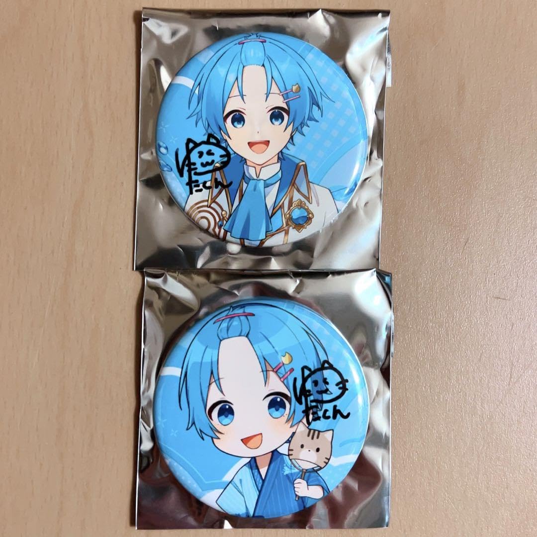 Amazon.co.jp: まぎすと ゆたくん 直筆サイン入り缶バッジセット