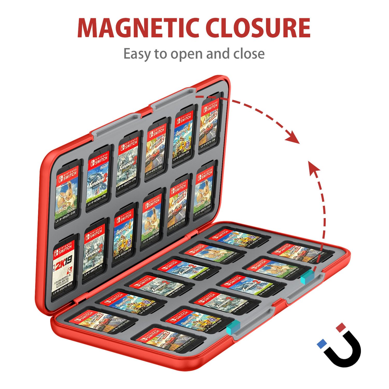 Amazon.co.jp: Switchゲームカードケース 24枚 switch ゲームカード