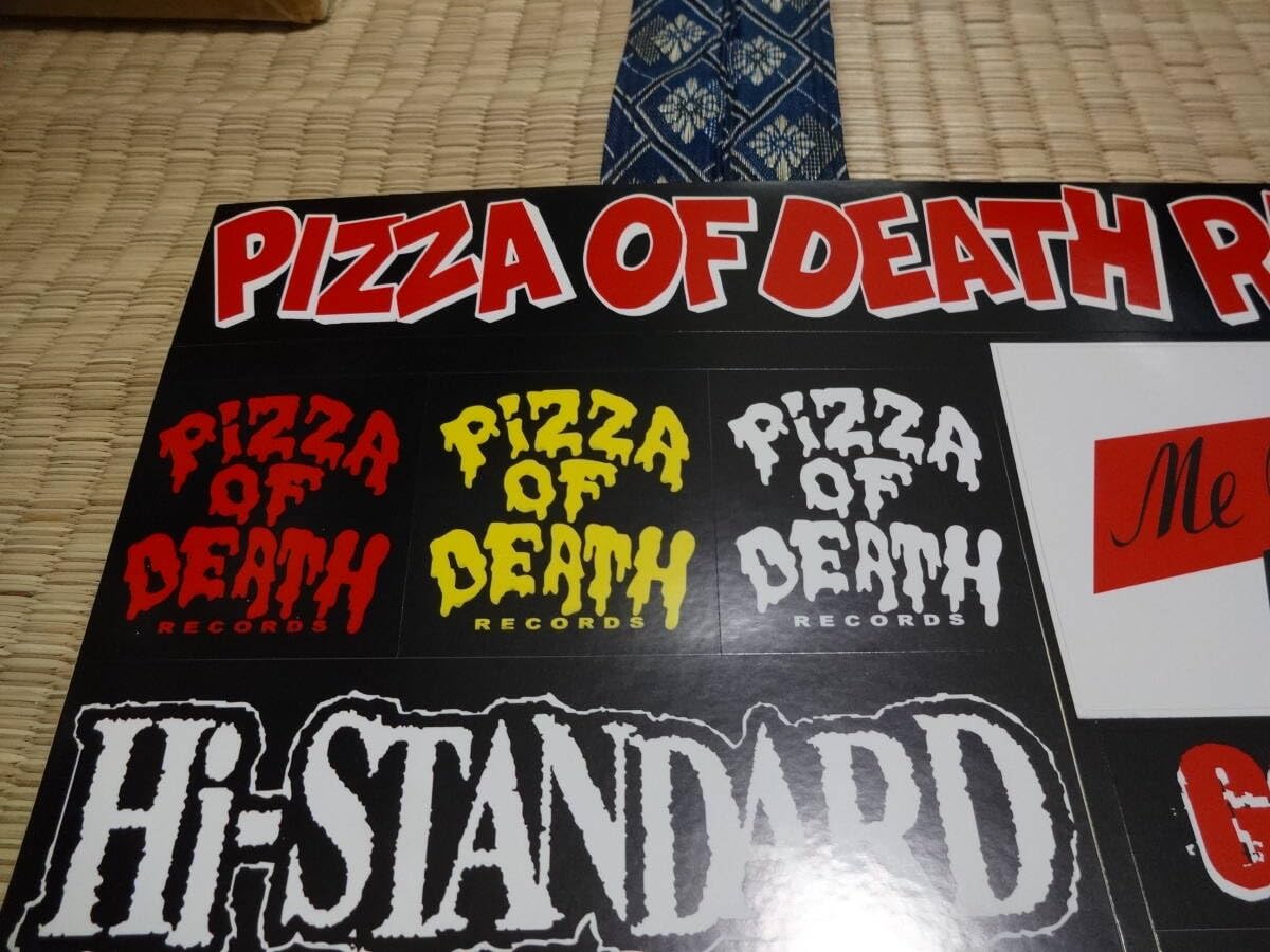 Amazon.co.jp: PIZZA OF DEATH RECORDS ハイスタ ステッカー シート 大