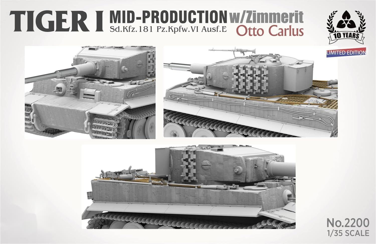 Amazon | タコム 1/35 タイガーI 中期型 ツィンメリット仕様 オットー