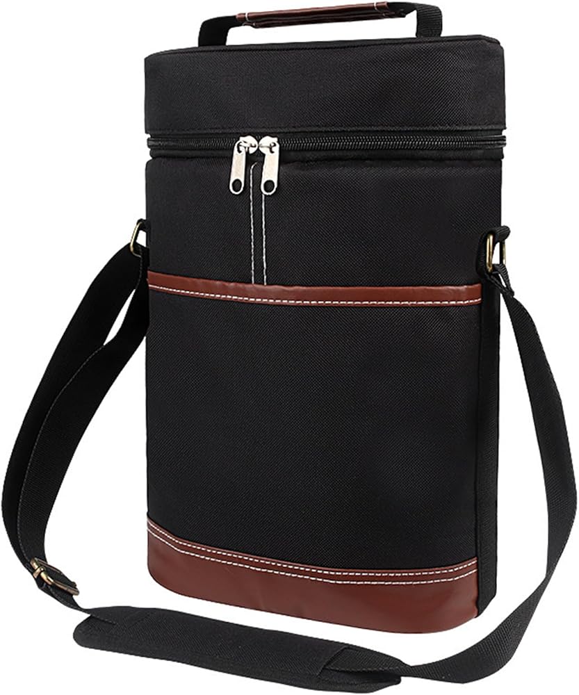 Amazon.co.jp: Futupe ワイン用保冷バッグ 2本 断熱 保温・保冷