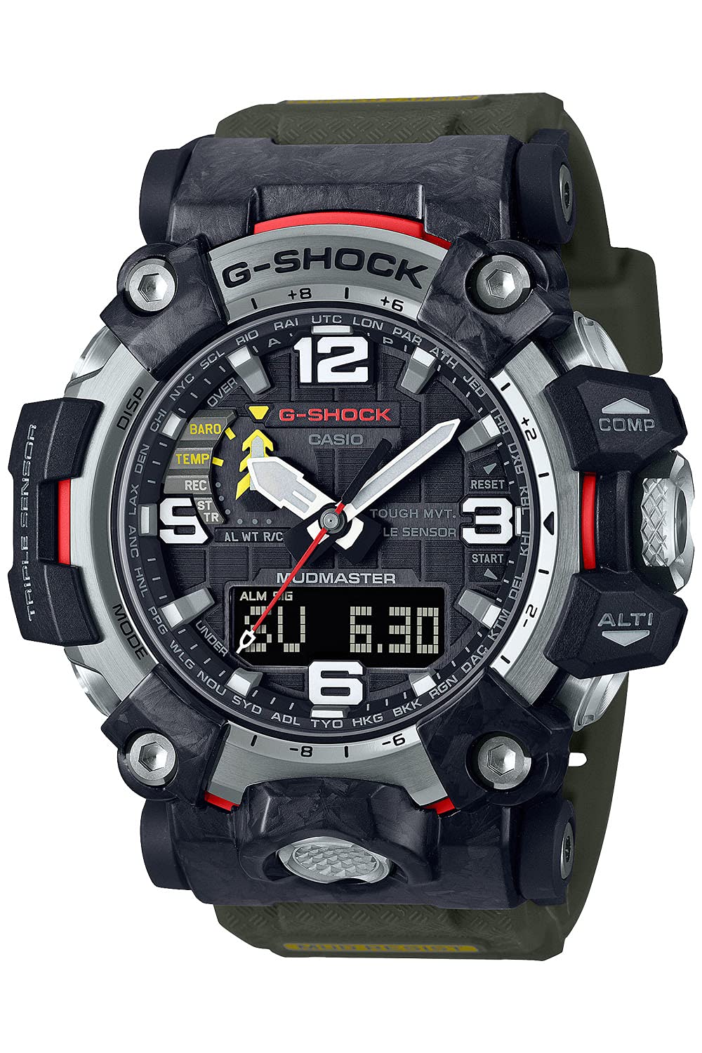 CASIO GWG-2000-1A3JF [G-Shock Carbon MUDMASTER Radio Solar Triple