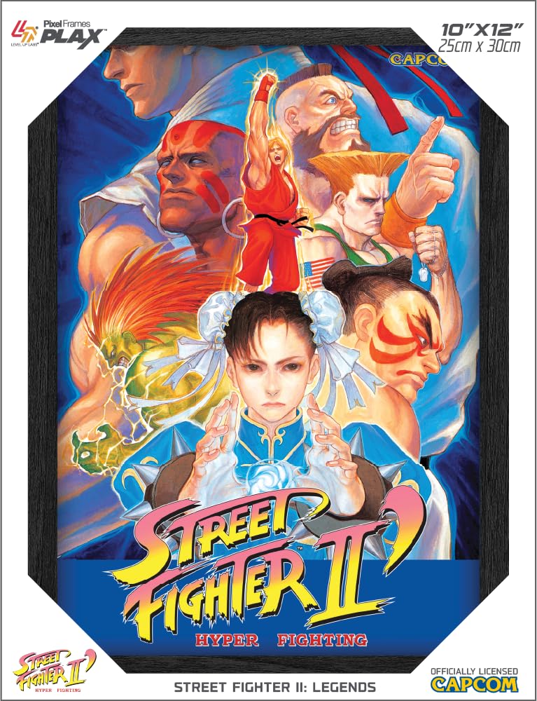 Level Up Labs Pixel Frames PLAX: Street Fighter II: Legends - 3D