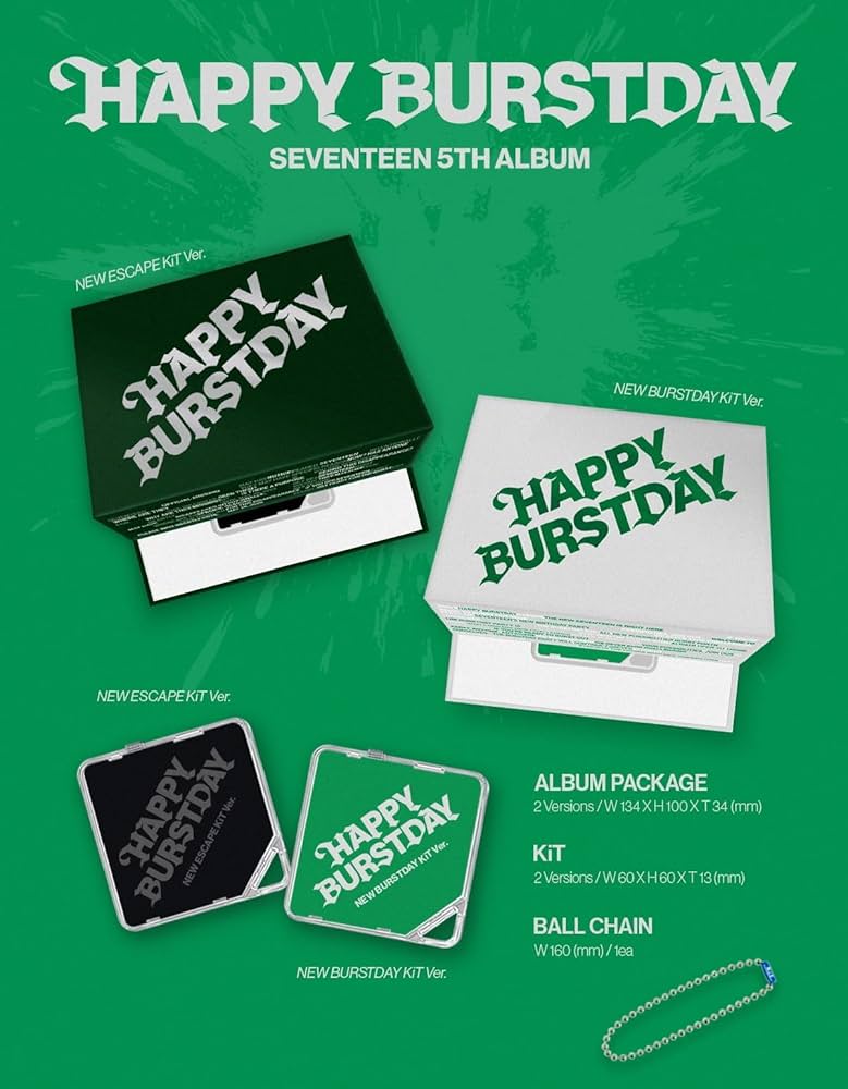 Amazon.co.jp: セブンティーン SEVENTEEN Happy Burstday [KiT Ver