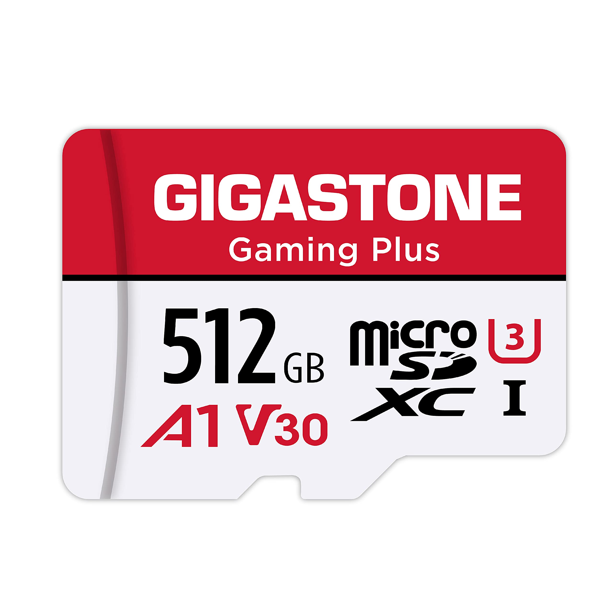 For Switch 1 Only】 GIGASTONE 512GB Micro SD Card, Gaming Plus