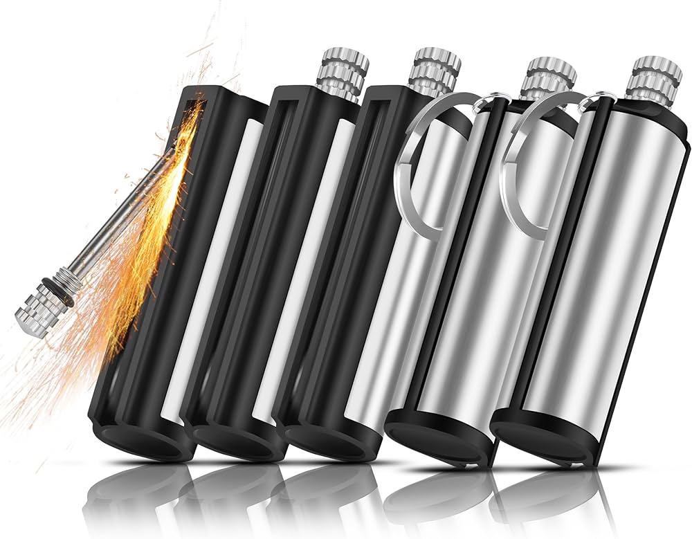Amazon.com: Lafagiet Pack of 5 Permanent Match Lighter, Wateproof