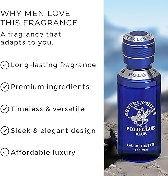 Amazon.com : Beverly Hills Polo Club BLUE - Cologne for Men with