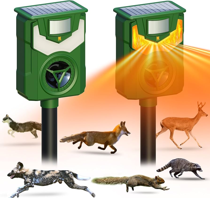Amazon.com: X-PEST 2 Pack Solar Ultrasonic Animal Repeller Outdoor
