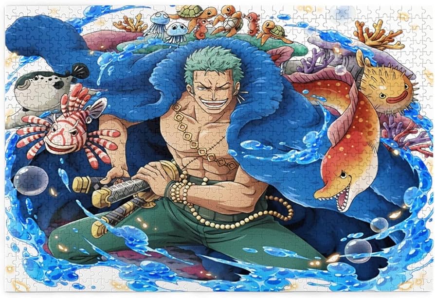 Amazon.co.jp: 1000ピース ジグソーパズル ワンピース One Piece ゾロ