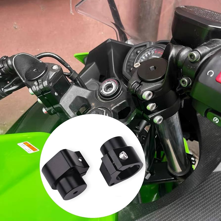 Amazon | バイク用 ハンドルセットバックスペーサー&ハンドルバー