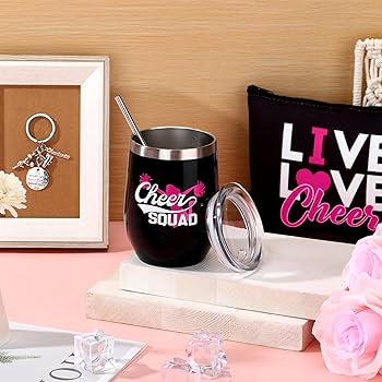 Amazon.com: Irenare 4 Pcs Black Cheerleader Gifts Cheer Stuff 12