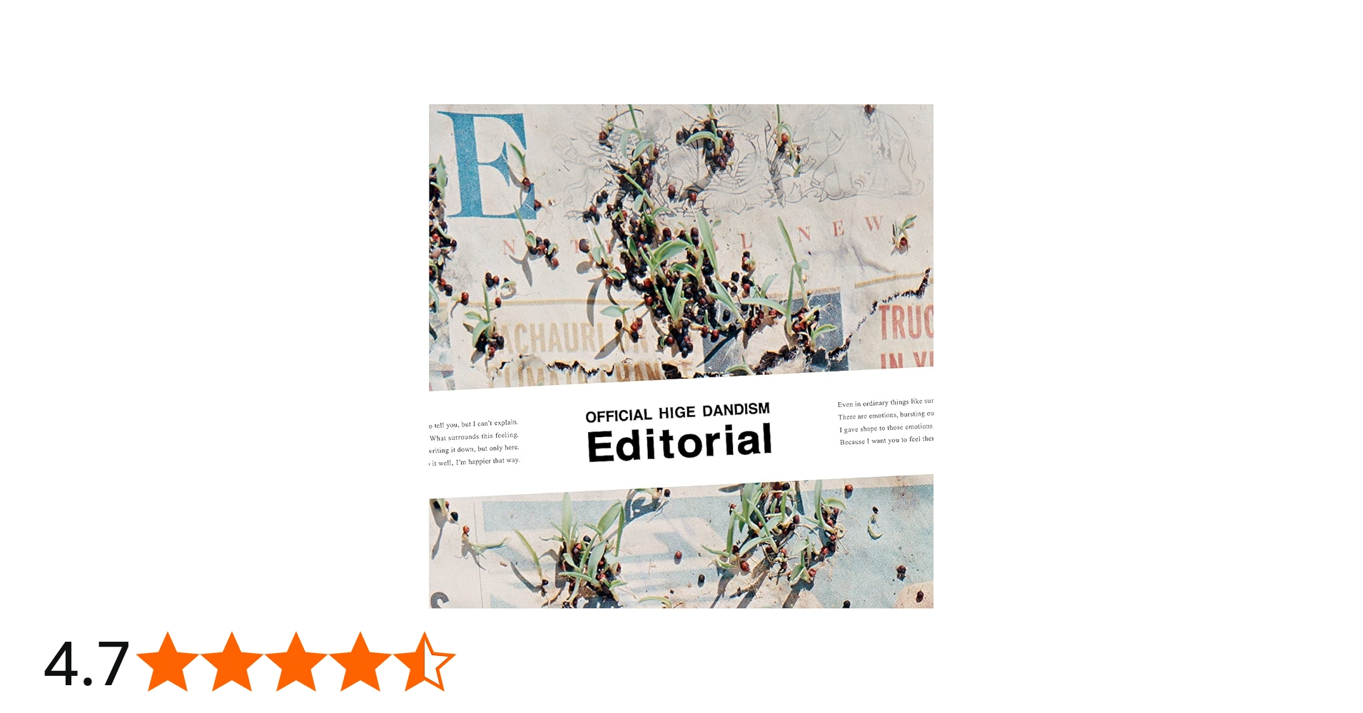 Amazon.co.jp: Editorial (CD Only) - Official髭男dism: ミュージック