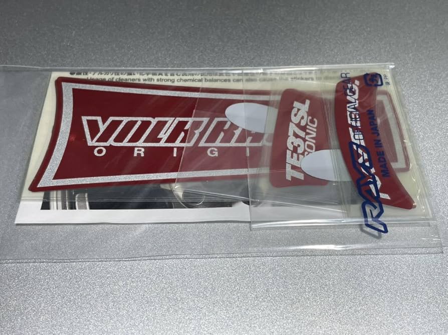 Amazon.co.jp: レイズ 赤 TE37ソニックSL ステッカー 4枚セット VOLK