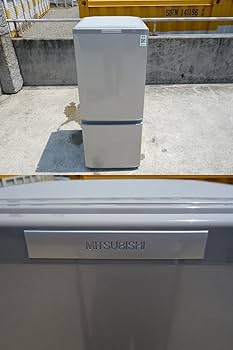 Amazon.co.jp: 三菱 146L 2ドア冷蔵庫（ピュアシルバー）MITSUBISHI MR