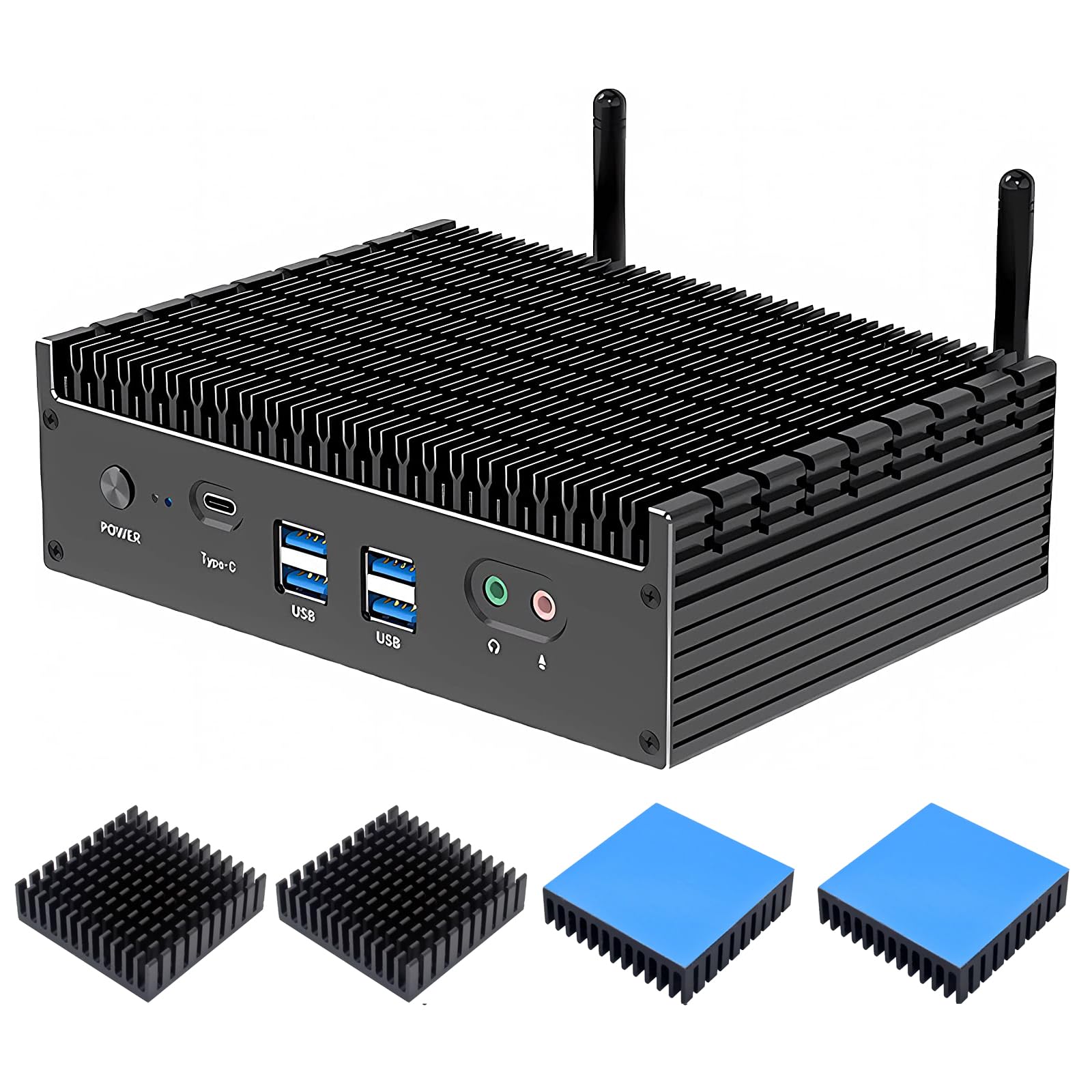 Amazon.co.jp: Skynew ファンレス ミニPC Windows11 Pro 静音 耐久性