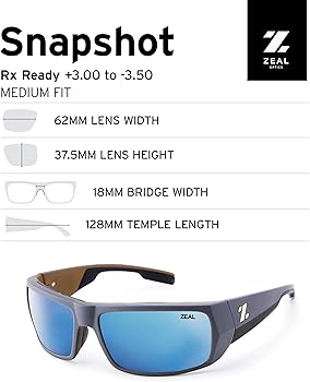 Amazon.com: Zeal Optics Snapshot | Plant-Based Polarized