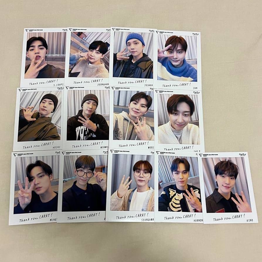 Amazon.co.jp: SEVENTEEN セブチ W会員 カラモバ フォトカードセット