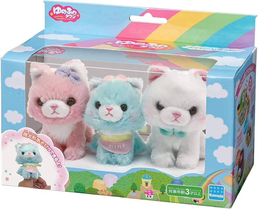 Amazon.co.jp: カワダ(Kawada) ゆめふわタウン ふわねこミューちゃん