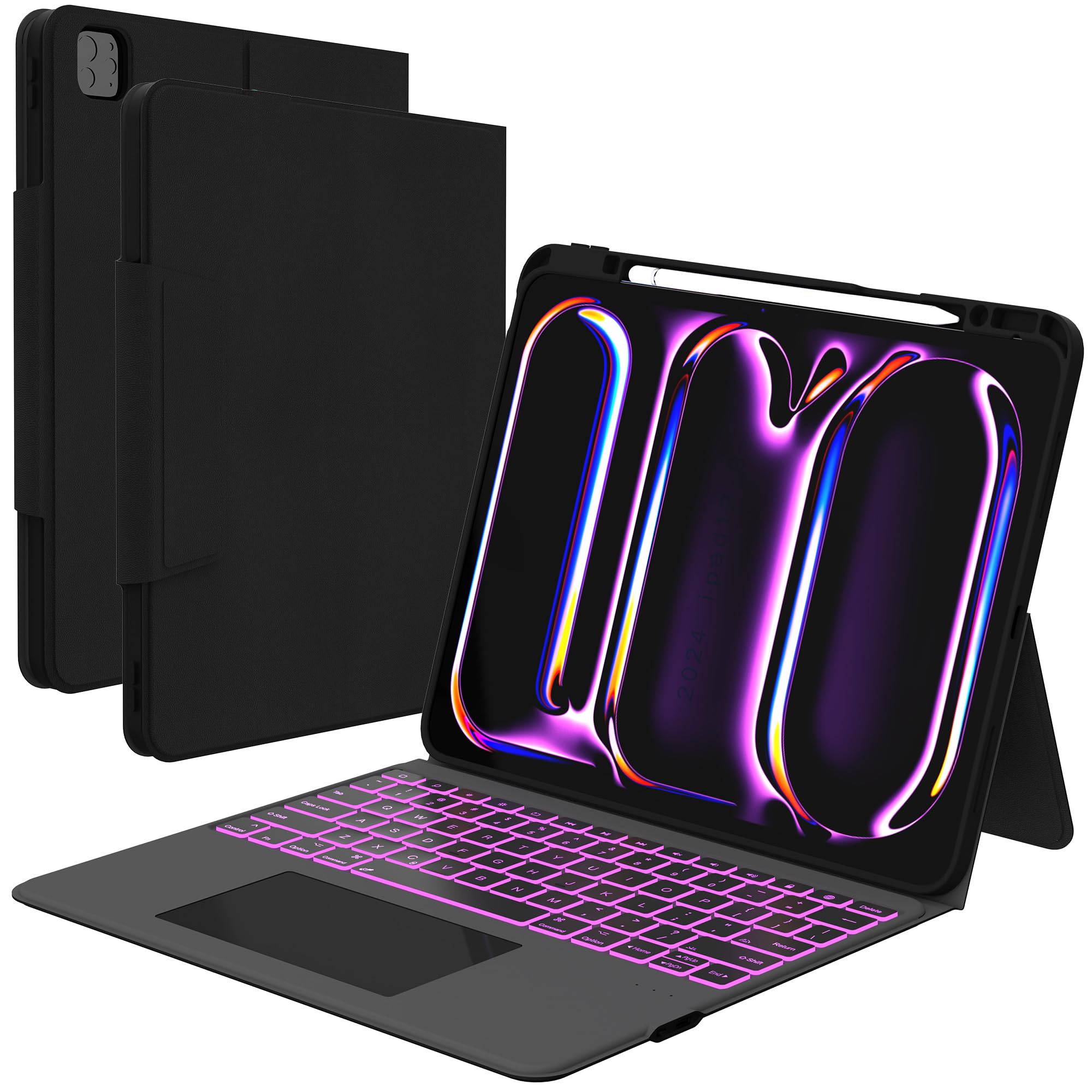 Amazon.com: Keyboard Case for iPad Pro 13-inch (M4) 2024