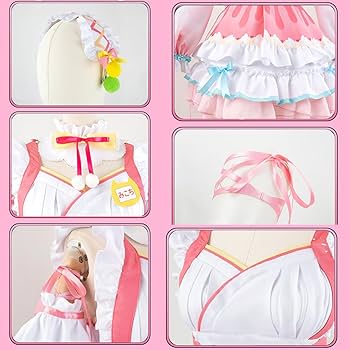 Amazon.co.jp: [HAOJEE]櫻巫女コスプレ衣装 さくらみこ 正月衣装