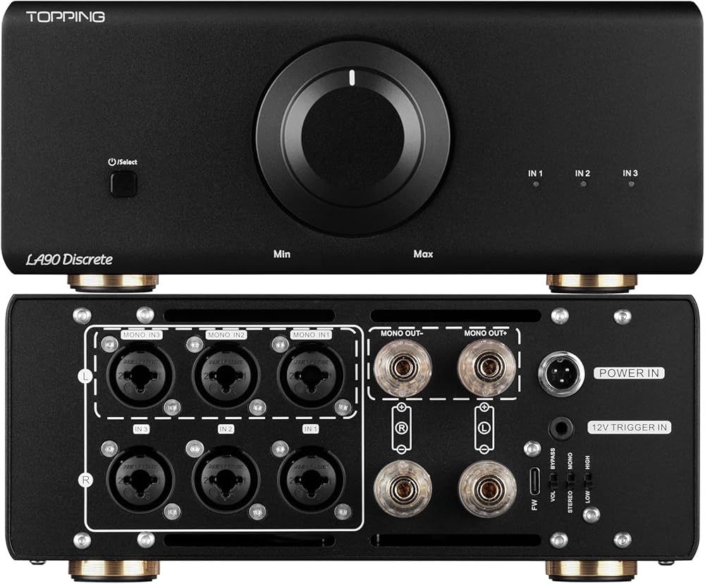 Amazon.com: Topping LA90 Discrete NFCA Power Amplifier 120Wx2 High