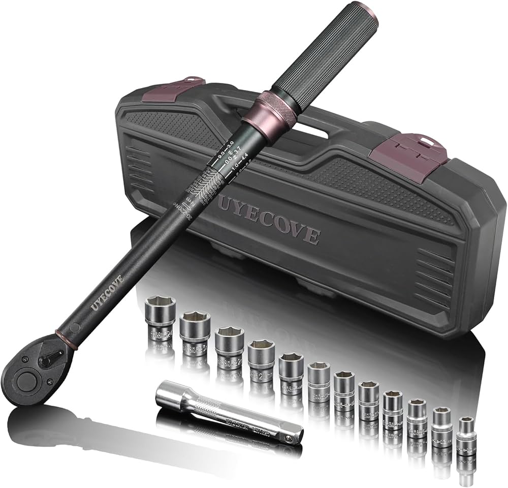 Amazon | UYECOVE トルクレンチセット 車 タイヤ交換 プレセット型 差
