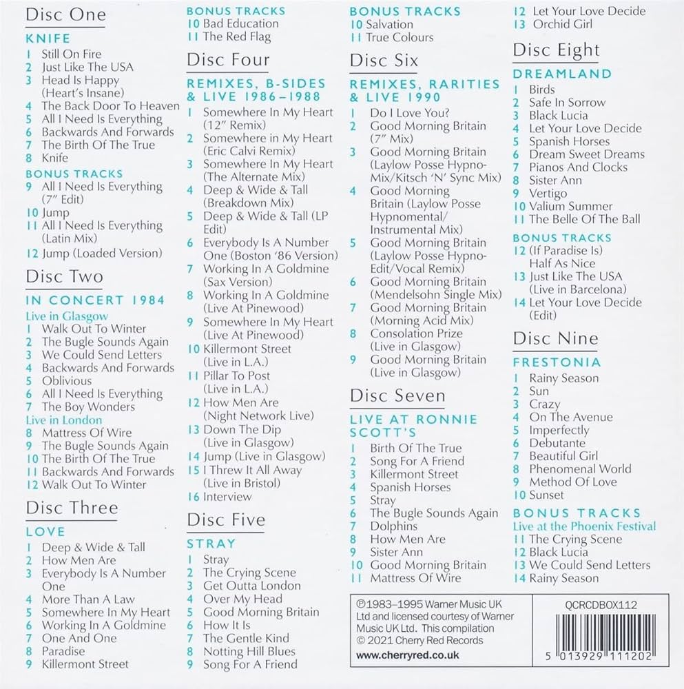 AZTEC CAMERA - Backwards & Forwards (The Wea Recordings 1984-1995