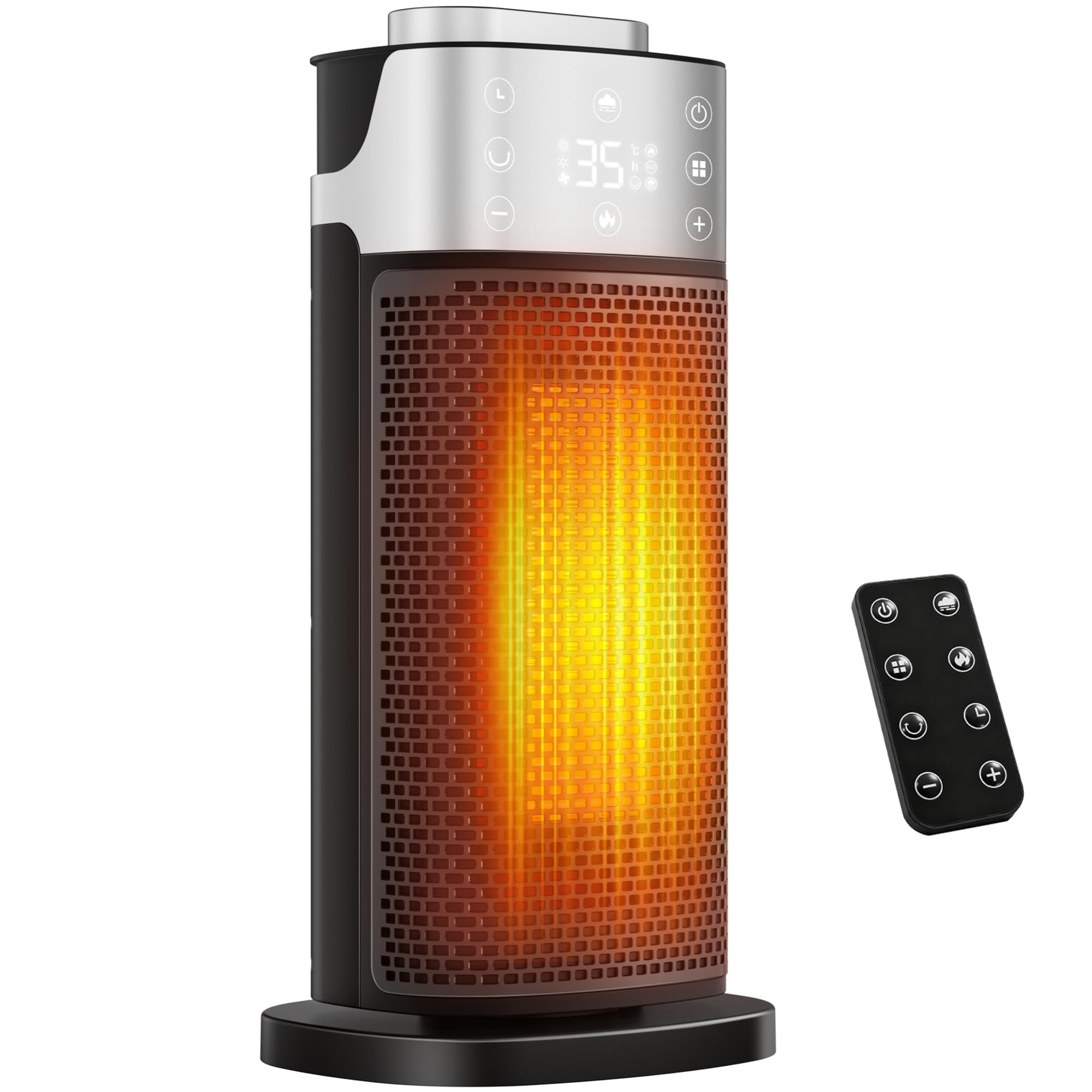 Amazon | セラミックヒーター 「2025新登場・超音波式加湿＆ECO知能